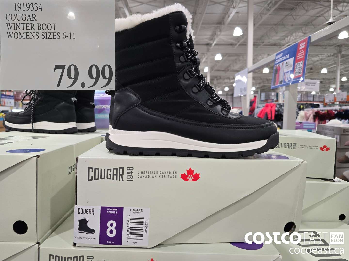 1919334 COUGAR WINTER BOOT WOMENS SIZES 6-11 $79.99