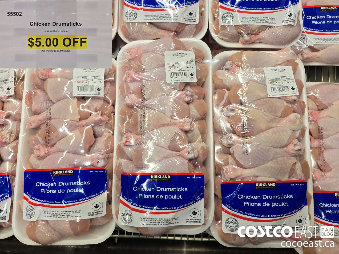 99902 Chicken Drumsticks Per Package at Register  ($5.00 INSTANT SAVINGS)