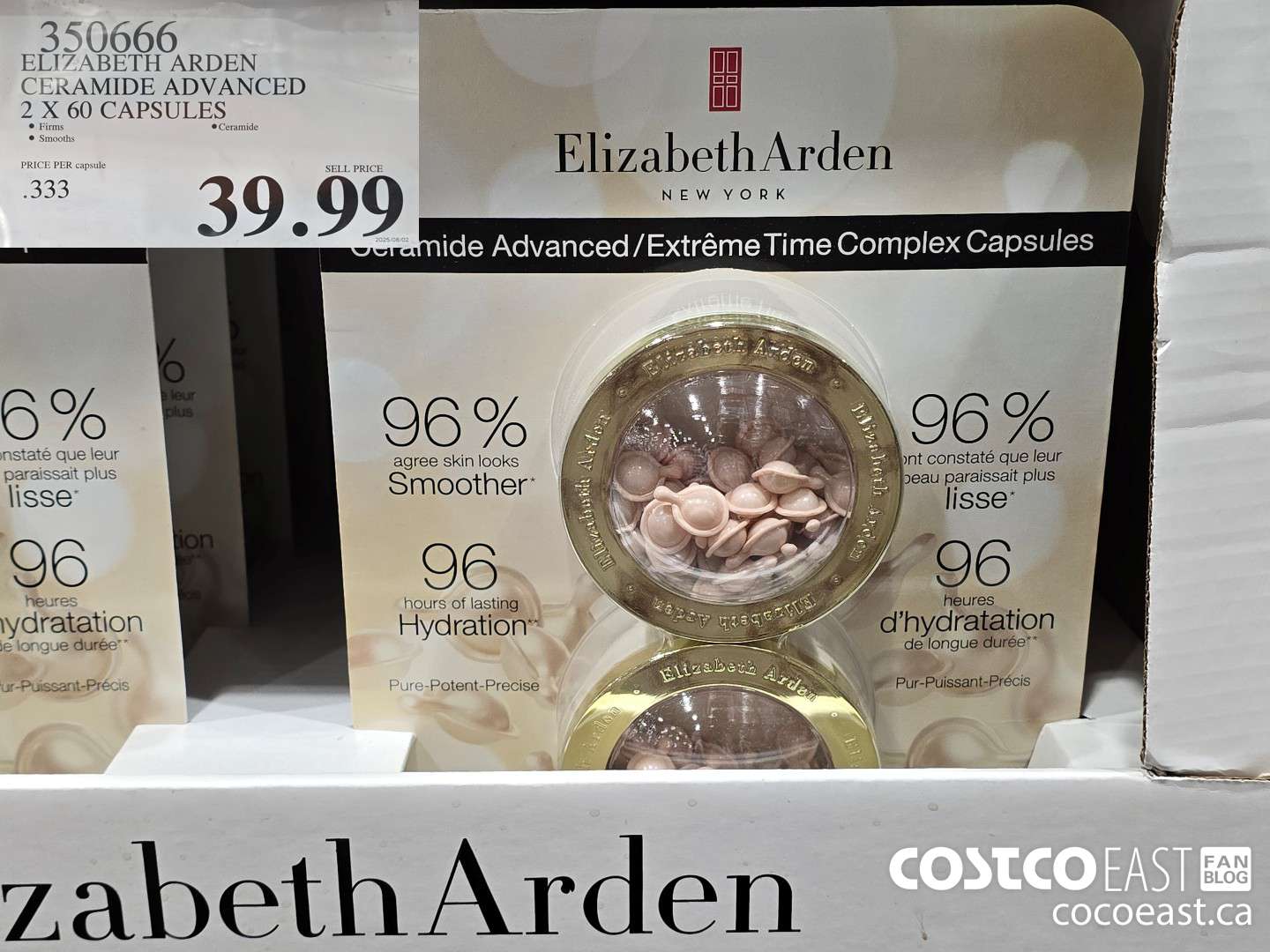 350666 ELIZABETH ARDEN CERAMIDE ADVANCED 2 x 60 CAPSULES $39.99
