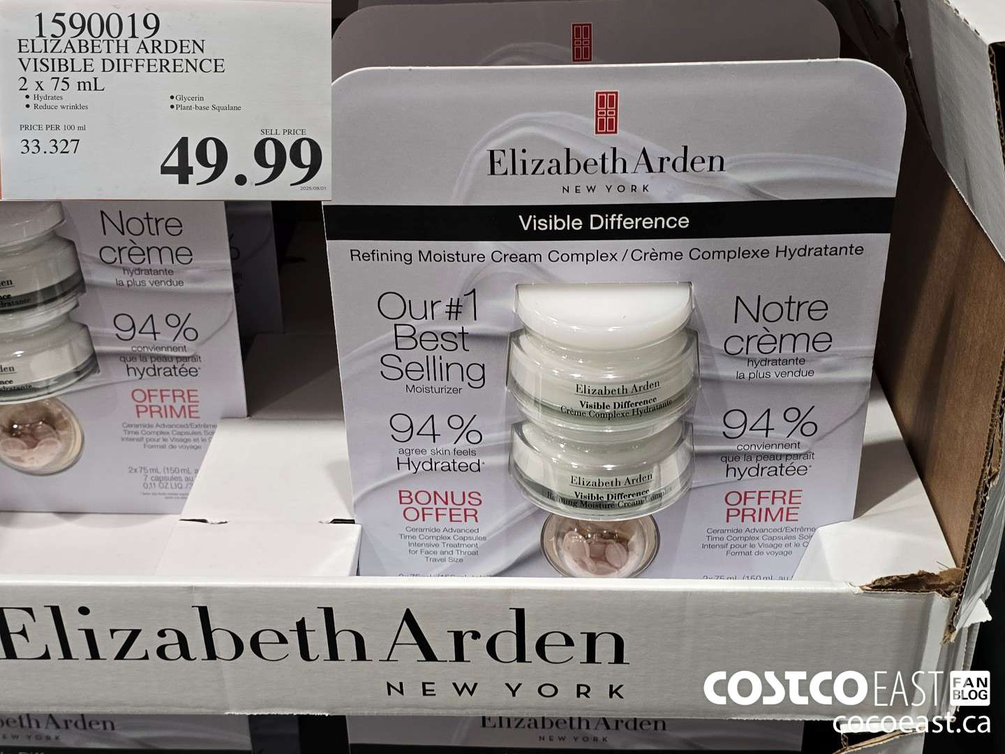1590019 ELIZABETH ARDEN VISIBLE DIFFERENCE 2 x 75 mL $49.99