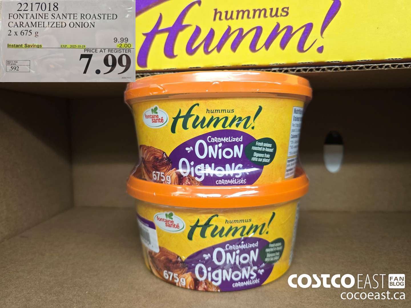 2217018 FONTAINE SANTE ROASTED CARAMELIZED ONION 2 X 675 G ($2.00 INSTANT SAVINGS EXPIRES ON 2025-10-19) $7.99