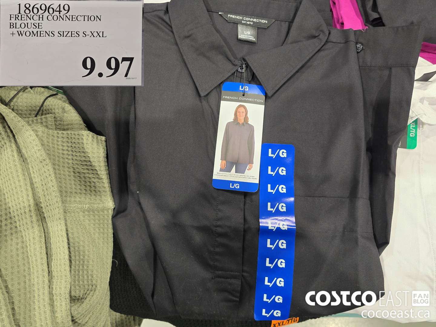 1869649 FRENCH CONNECTION BLOUSE +WOMENS SIZES S-XXL $9.97