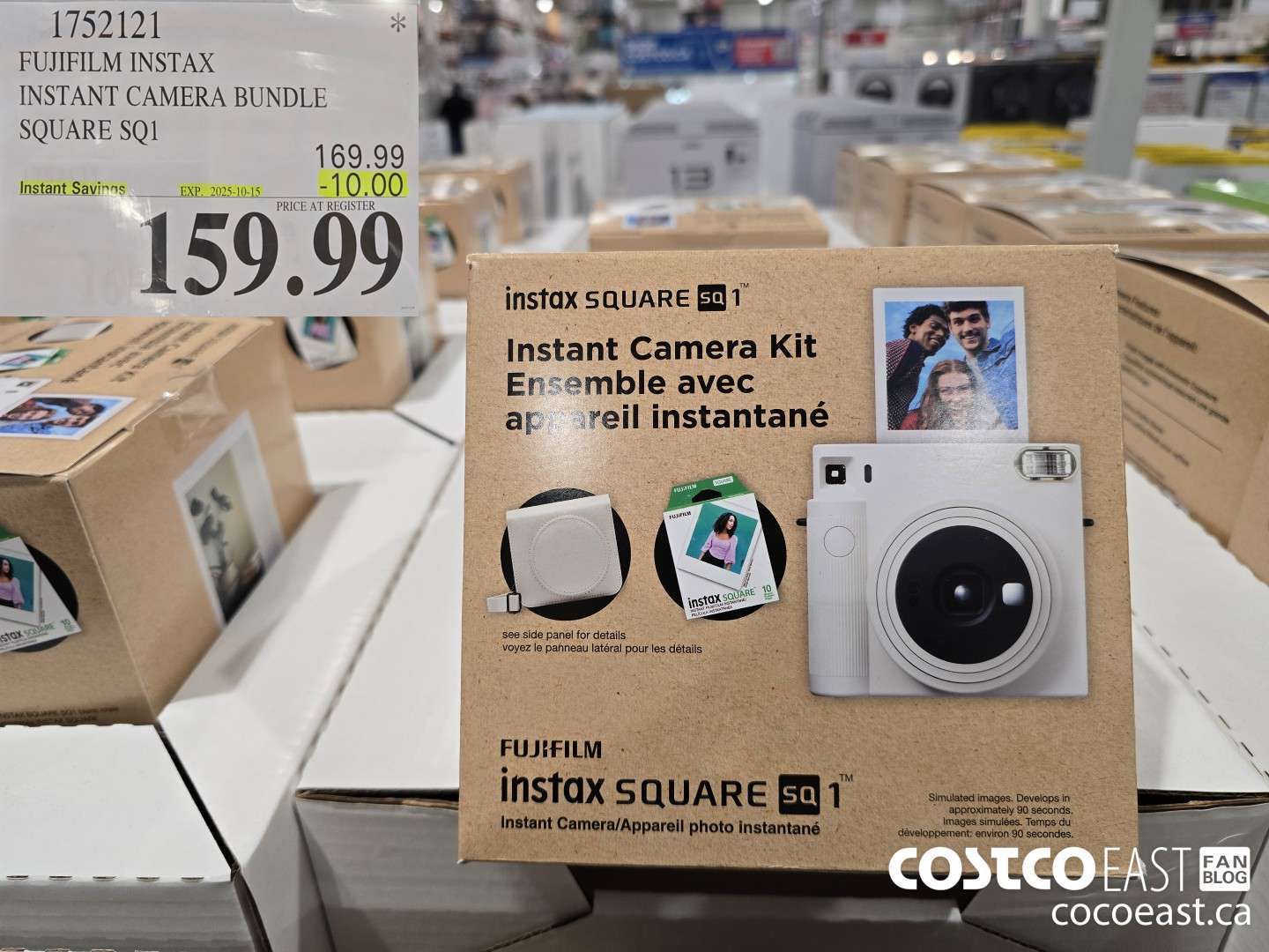 1752121 FUJIFILM INSTAX INSTANT CAMERA BUNDLE SQUARE SQ1 ($10.00 INSTANT SAVINGS EXPIRES ON 2025-10-15) $159.99