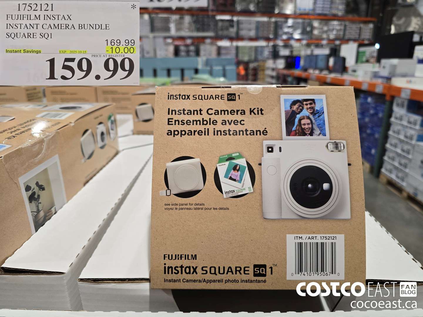 1752121 FUJIFILM INSTAX INSTANT CAMERA BUNDLE SQUARE SQ1 ($10.00 INSTANT SAVINGS EXPIRES ON 2025-10-15) $159.99