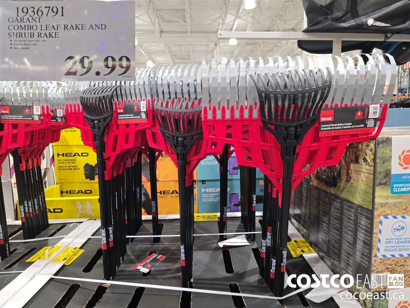 1936791 GARANT COMBO LEAF RAKE AND SHRUB RAKE $29.99