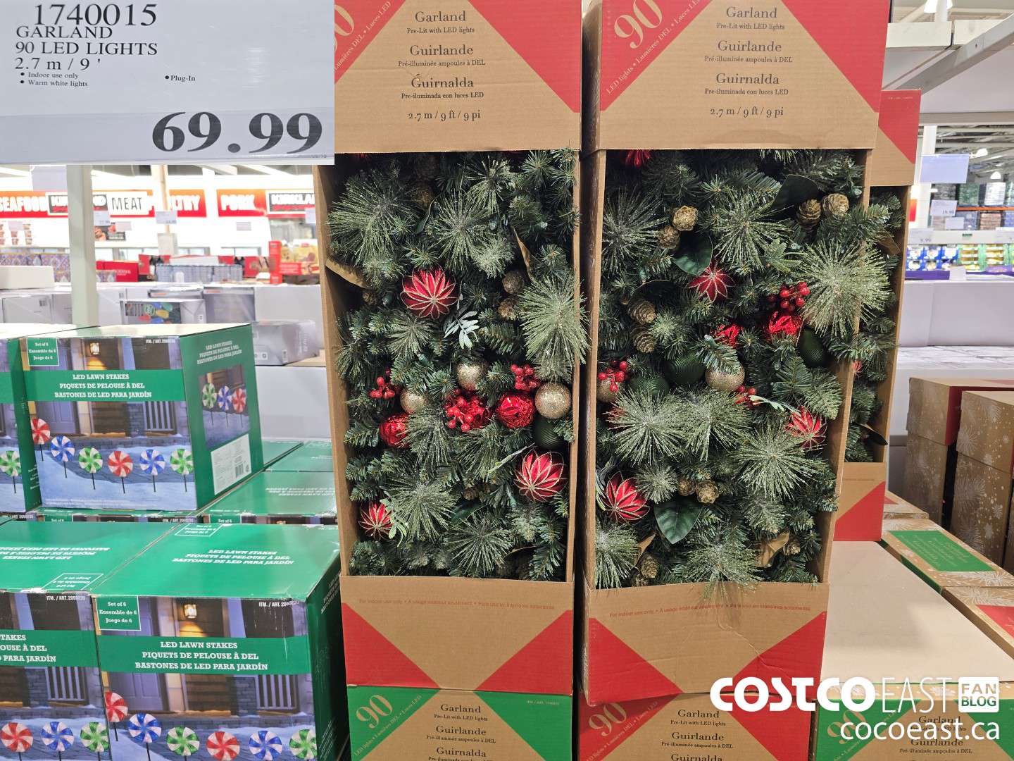 1740015 GARLAND 90 LED LIGHTS 2.7M / 9FT $69.99