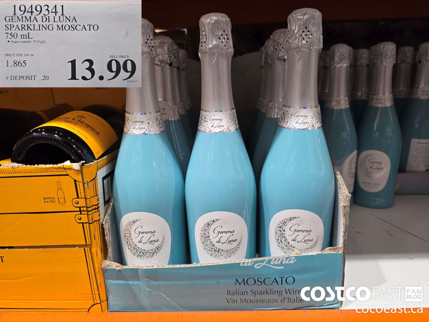 1949341 GEMMA DI LUNA SPARKLING MOSCATO 750 ML $13.99