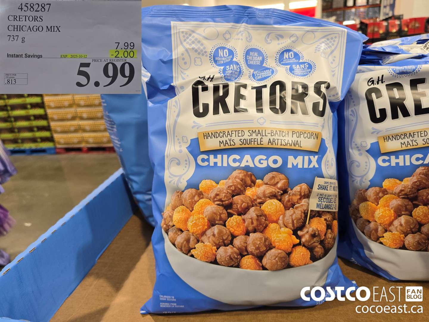 458287 GH CRETOR'S CHICAGO MIX 737 g ($2.00 INSTANT SAVINGS EXPIRES ON 2025-10-12) $5.99