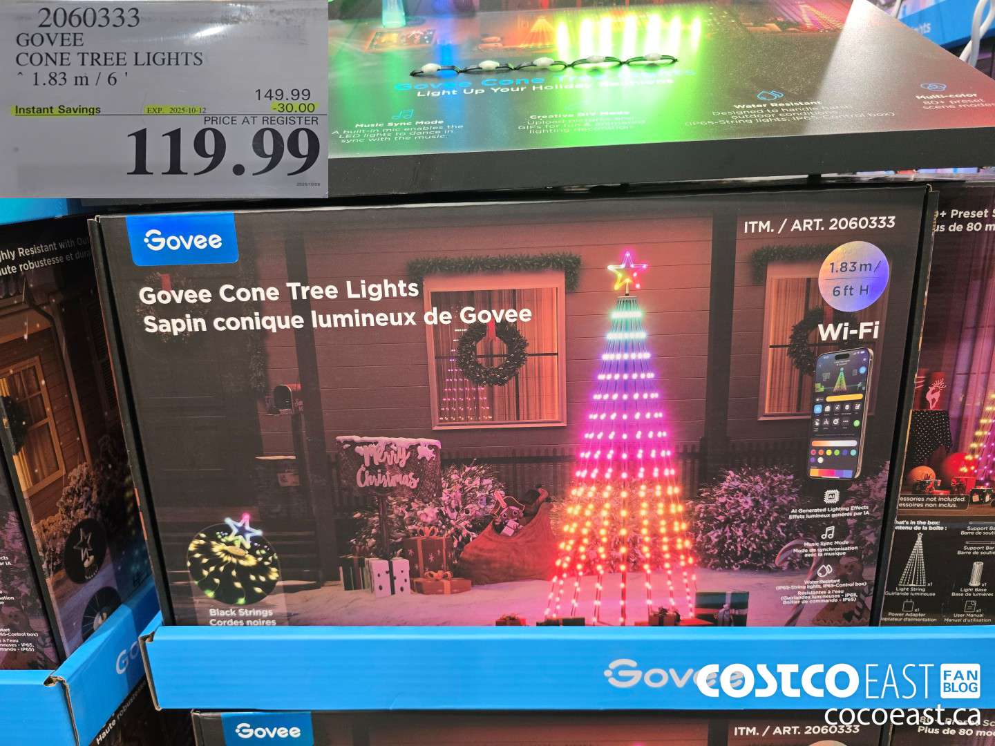 2060333 GOVEE CONE TREE LIGHTS 1.83 M / 6' ($30.00 INSTANT SAVINGS EXPIRES ON 2025-10-12) $19.99
