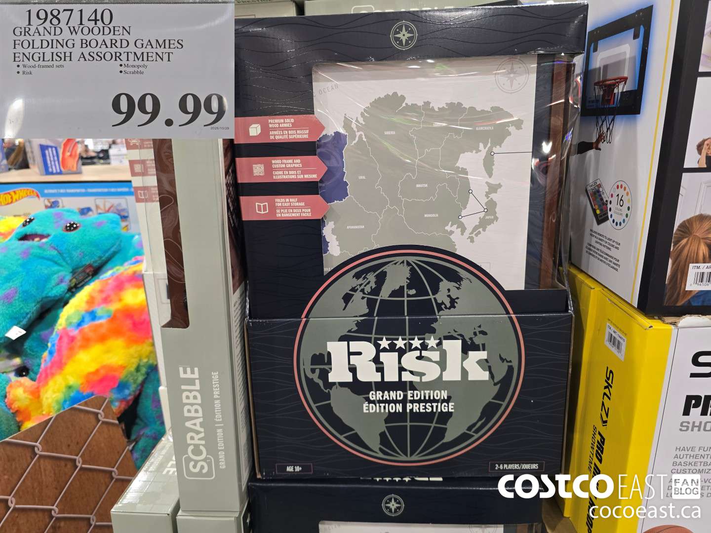 1987140 GRAND WOODEN FOLDING. BOARD GAMES ENGLISH ASSORTMENT $99.99