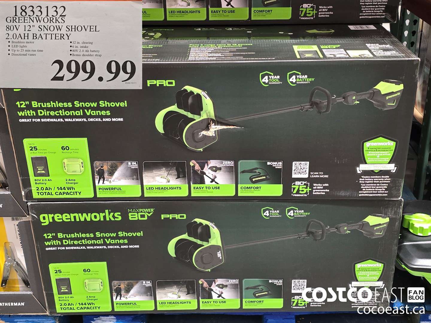 1833132 GREENWORKS 80V 12