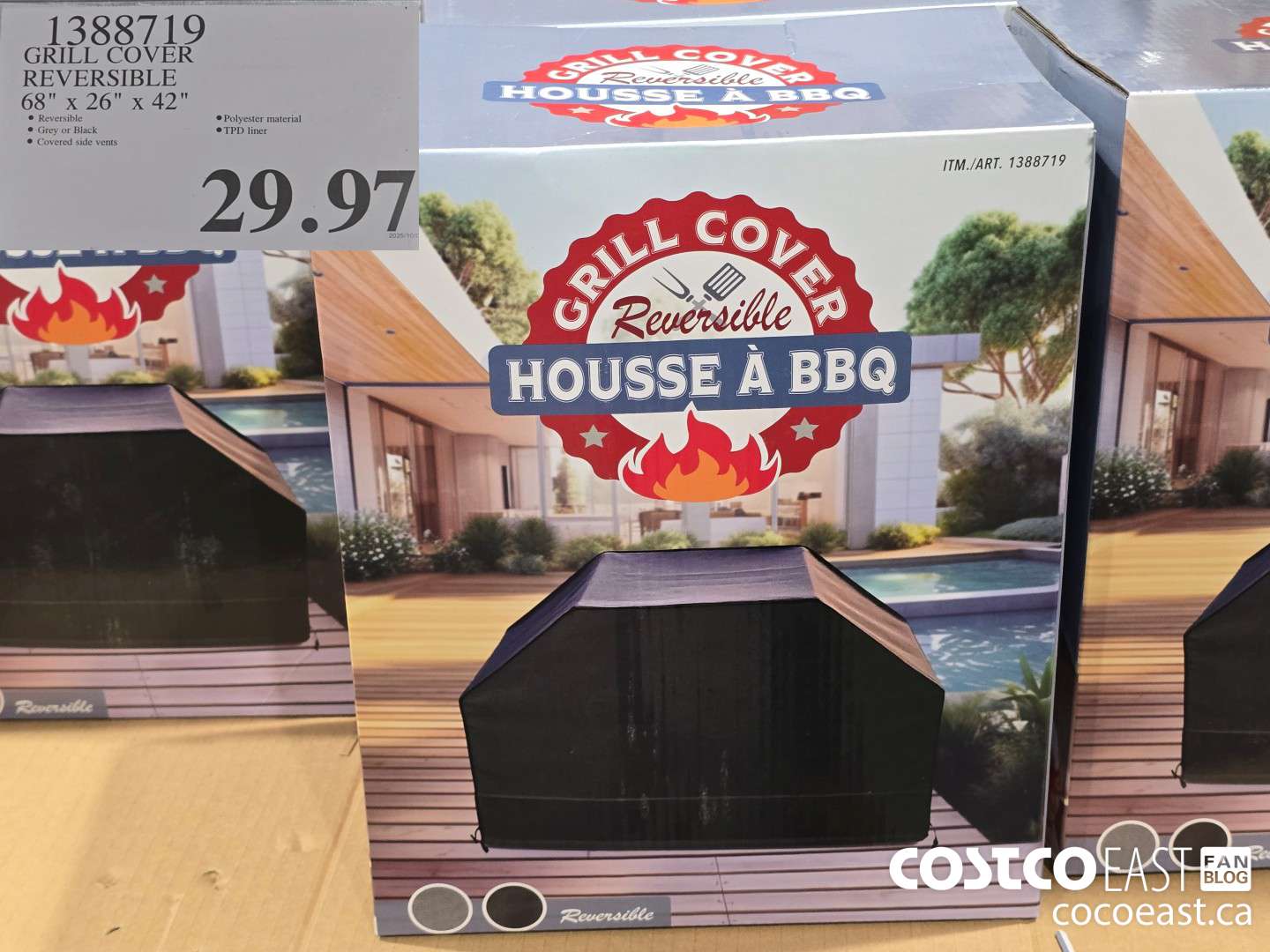 1388719 GRILL COVER REVERSIBLE 68