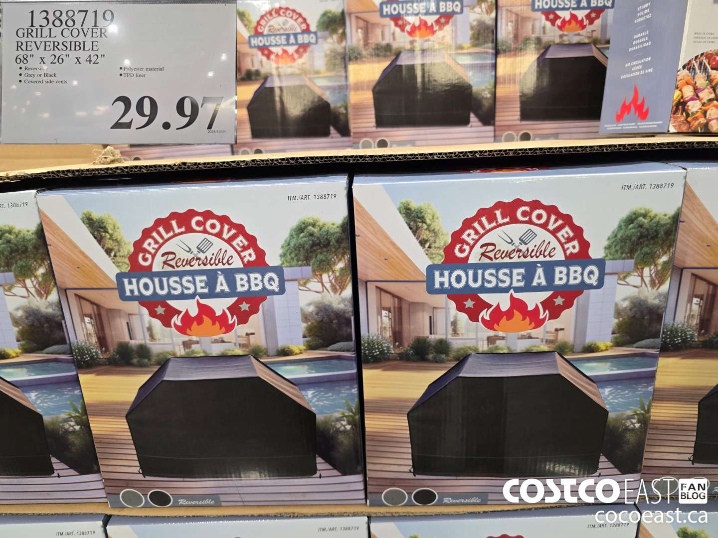 1388719 GRILL COVER REVERSIBLE 68