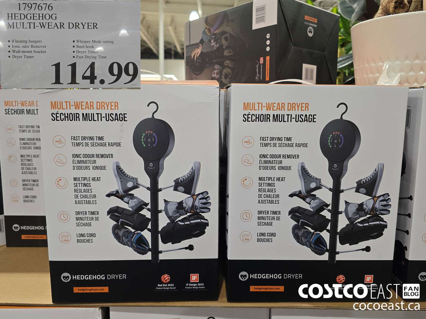 1797676 HEDGEHOG MULTI-WEAR DRYER $114.99