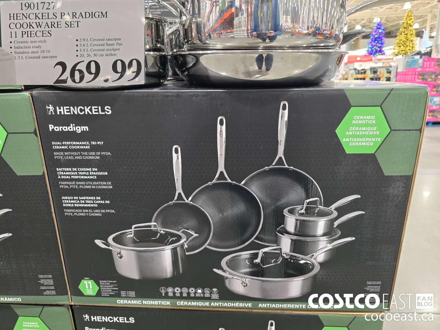 1901727 HENCKELS PARADIGM COOKWARE SET 11 PIECES $269.99