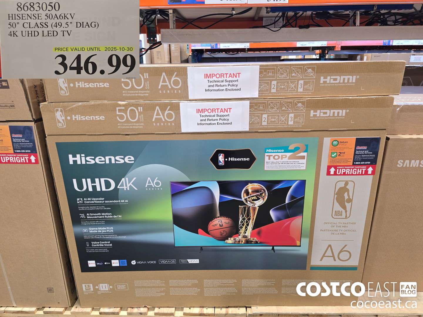 8683050 HISENSE 50A6KV 50