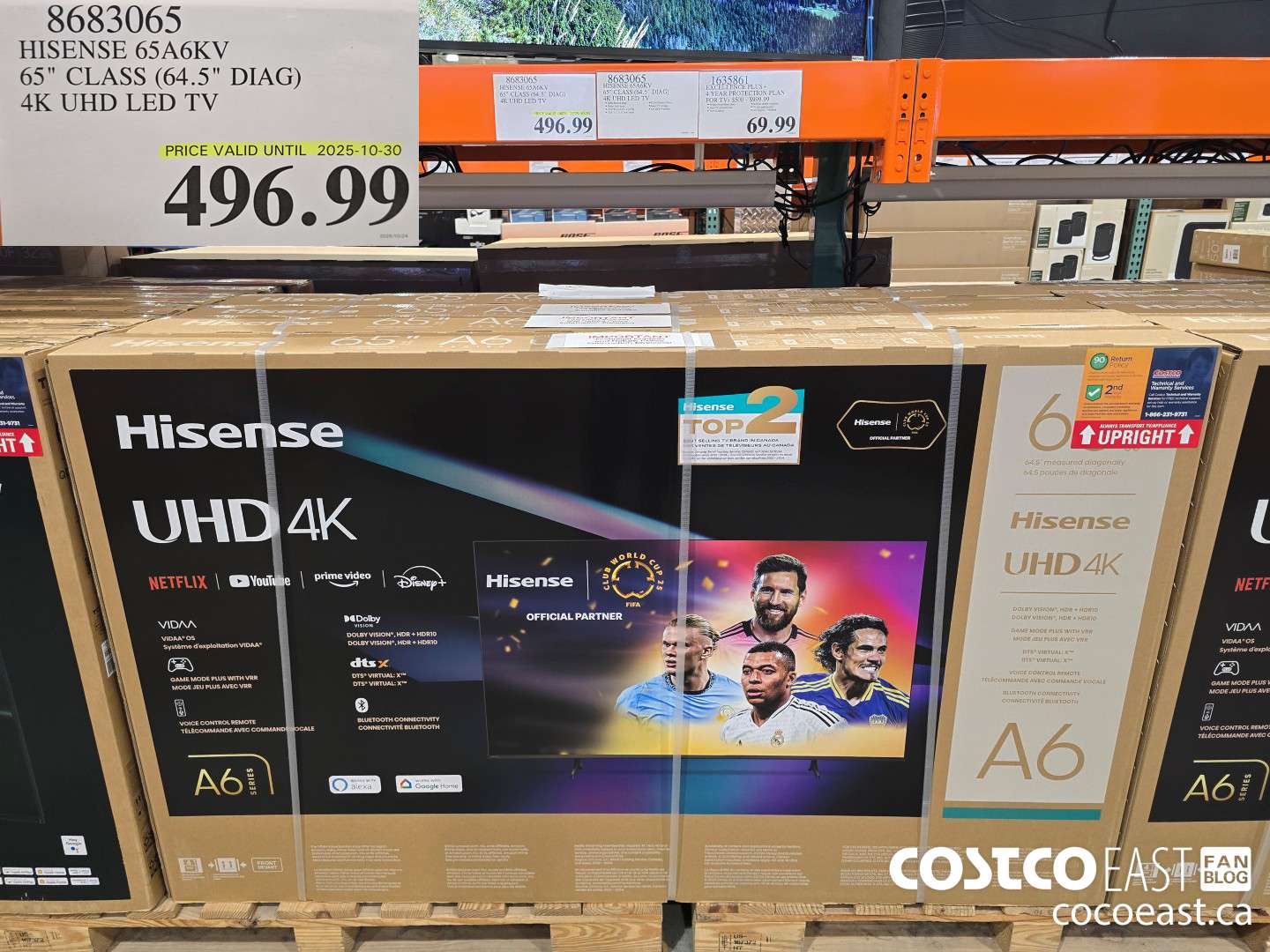 8683065 HISENSE 65A6KV 65