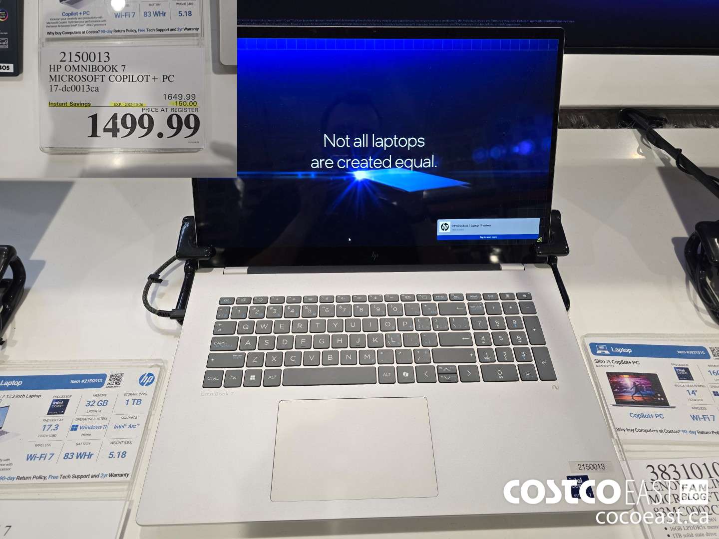 2150013 HP OMNIBOOK 7 MICROSOFT COPILOT 17-dc0013ca ($150.00 INSTANT SAVINGS EXPIRES ON 2025-10-26) $1499.99