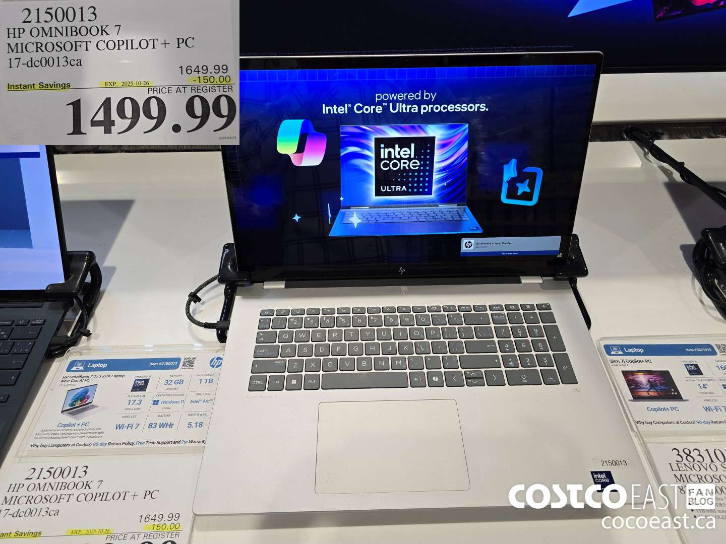 2150013 HP OMNIBOOK 7 MICROSOFT COPILOT 17-dc0013ca ($150.00 INSTANT SAVINGS EXPIRES ON 2025-10-26) $1499.99