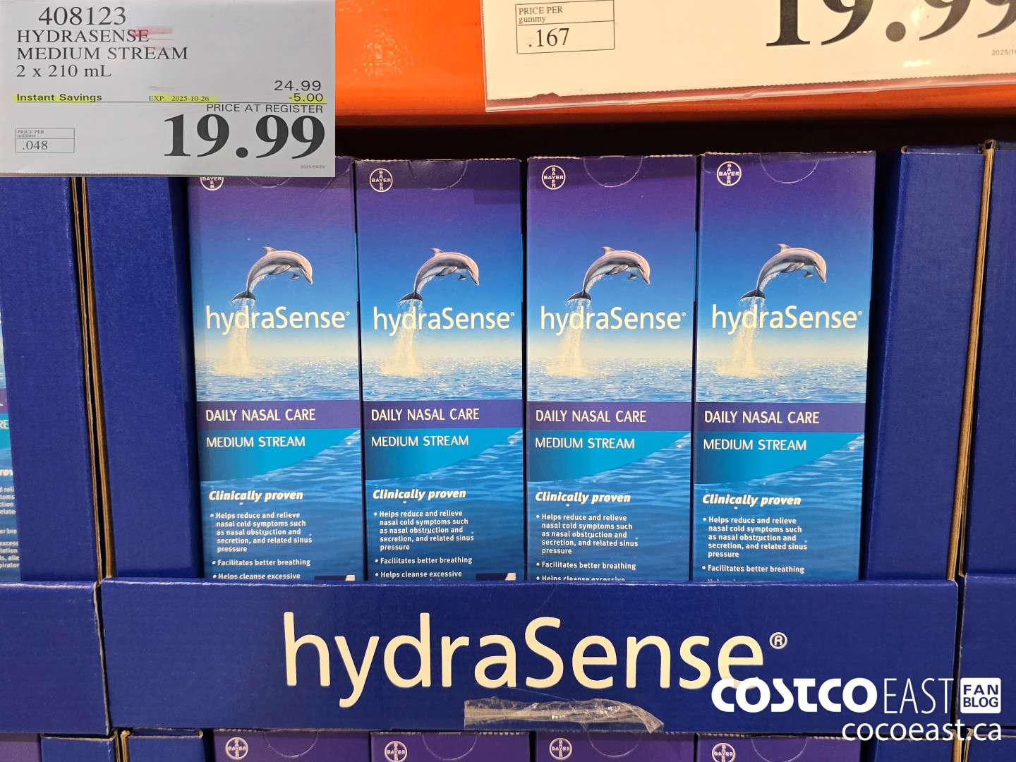 408123 HYDRASENSE MEDIUM STREAM 2 x 210ml ($5.00 INSTANT SAVINGS EXPIRES ON 2025-10-26) $19.99