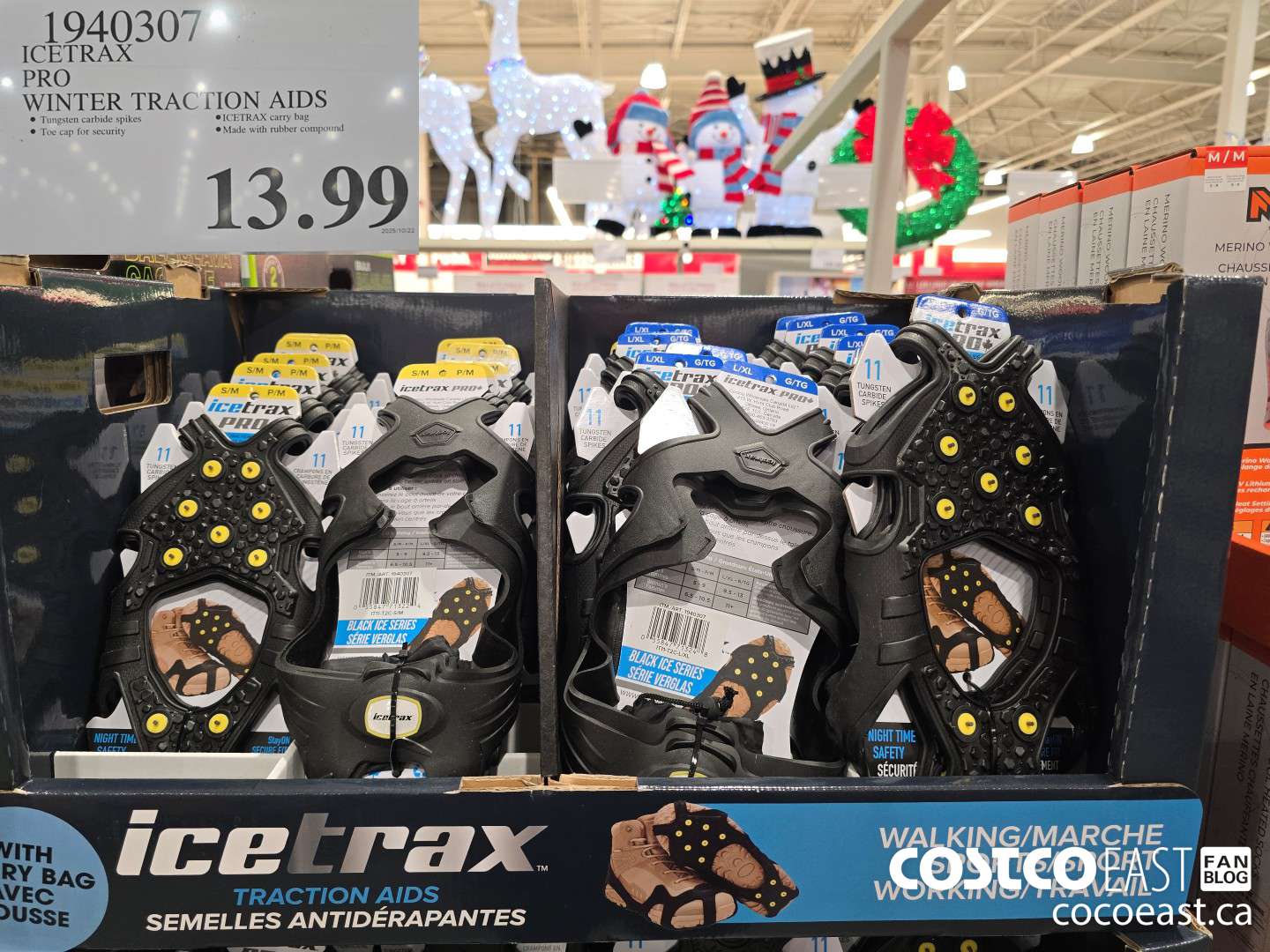 1940307 ICETRAX PRO WINTER TRACTION AIDES $13.99