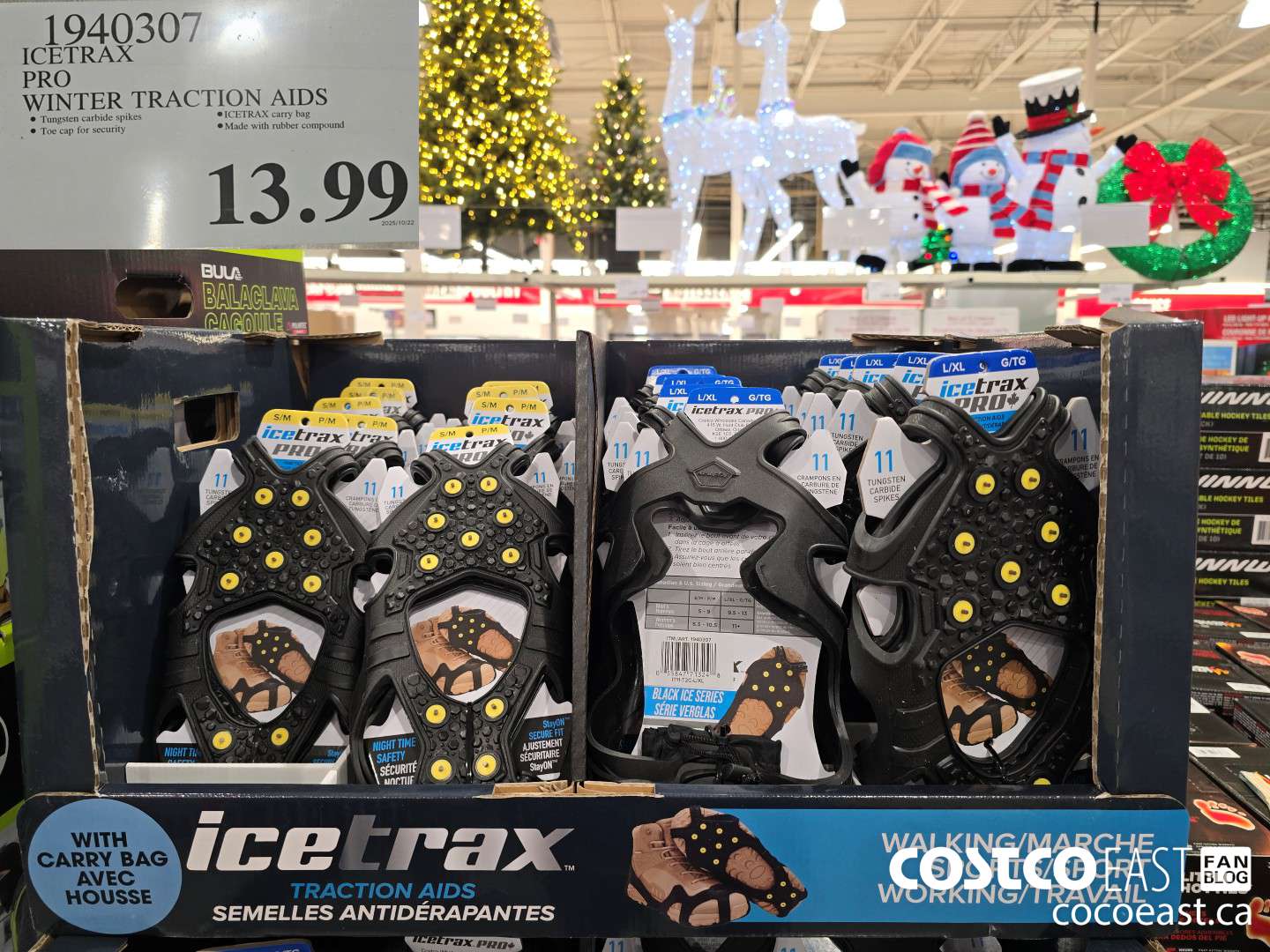 1940307 ICETRAX PRO WINTER TRACTION AIDES $13.99