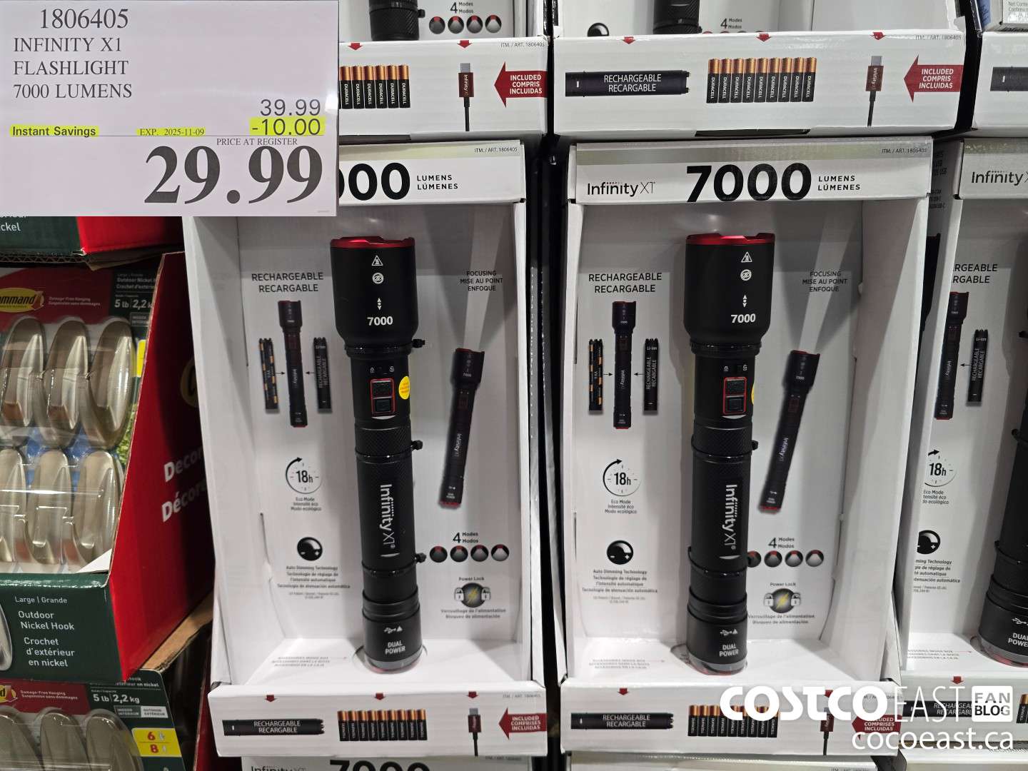 1806405 INFINITY X1 FLASHLIGHT 7000 LUMENS ($10.00 INSTANT SAVINGS EXPIRES ON 2025-11-09) $29.99