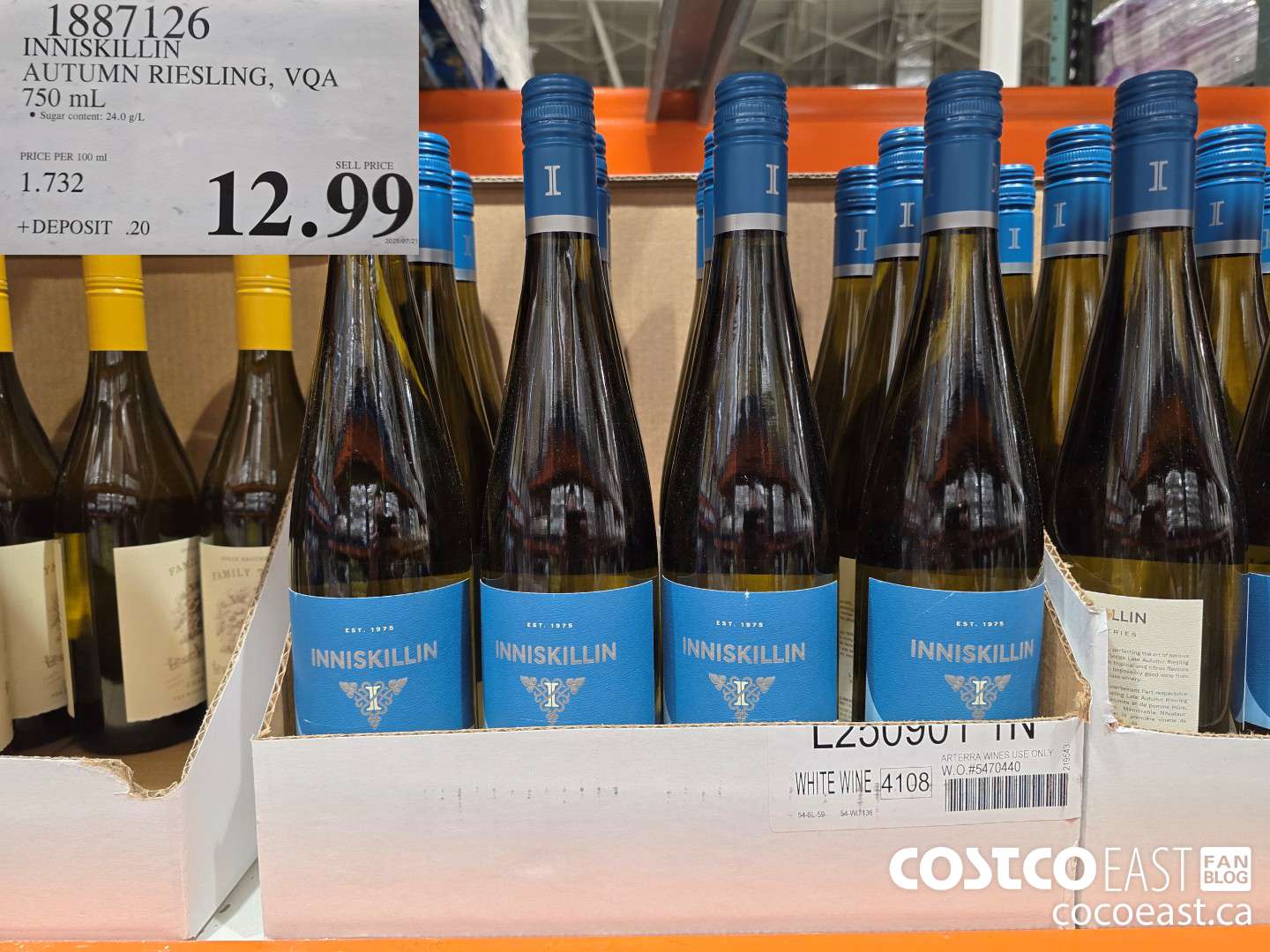 1887126 INNISKILLIN AUTUMN REISLING, VQA 750 ML $12.99