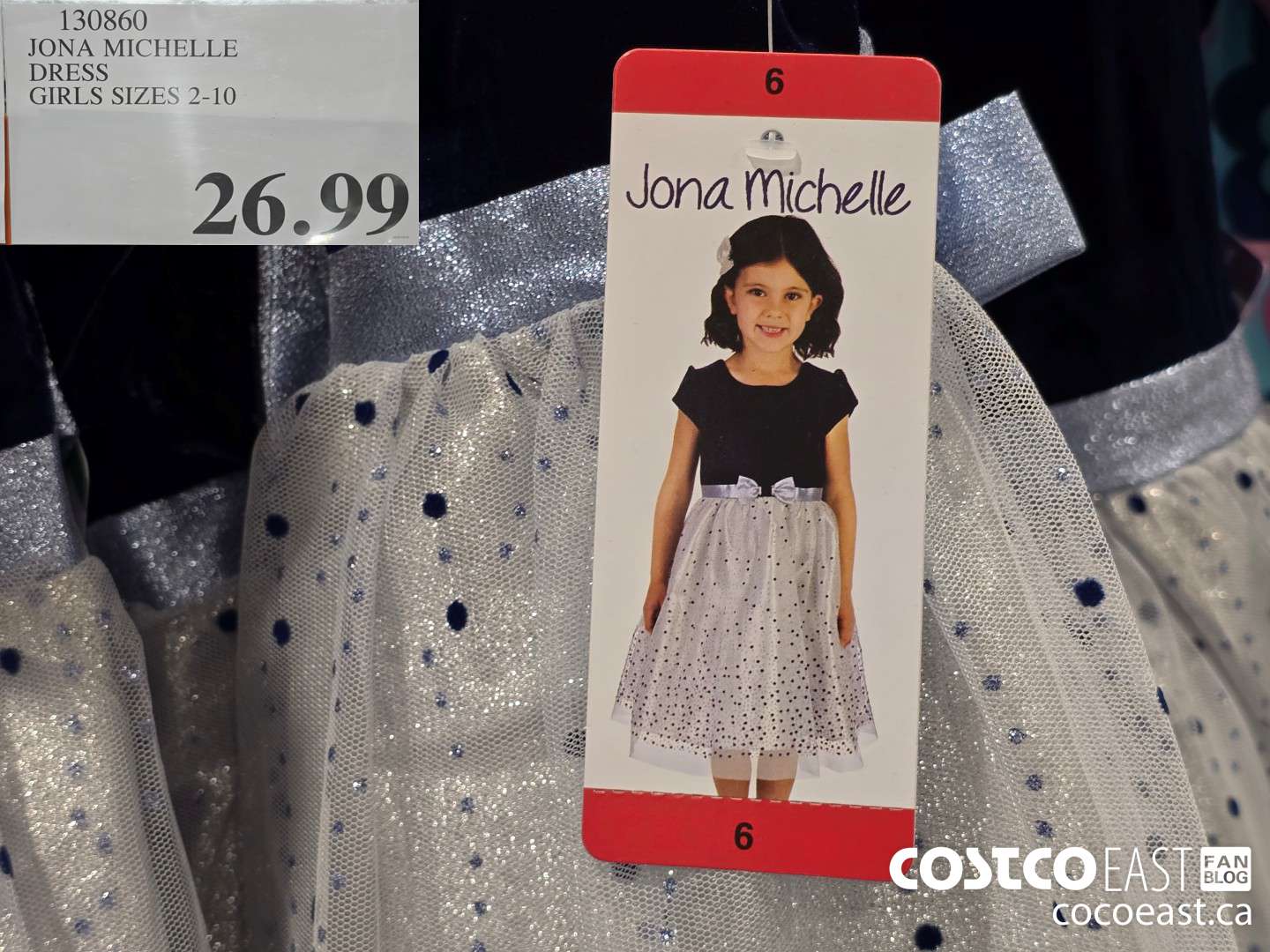 130860 JONA MICHELLE DRESS GIRLS SIZES 2-10 $26.99