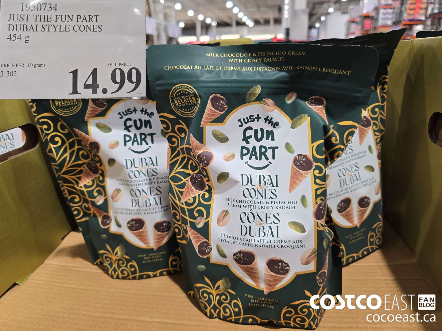 1950734 JUST THE FUN PART DUBAI STYLE CONES 454 g $14.99