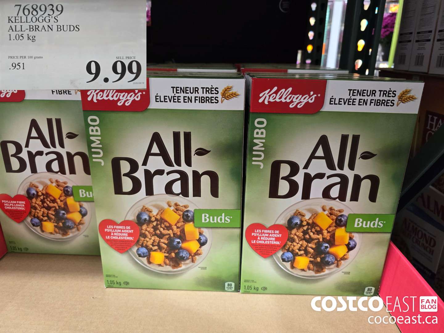 768939 KELLOGG'S ALL-BRAN BUDS 1.05 kg $9.99
