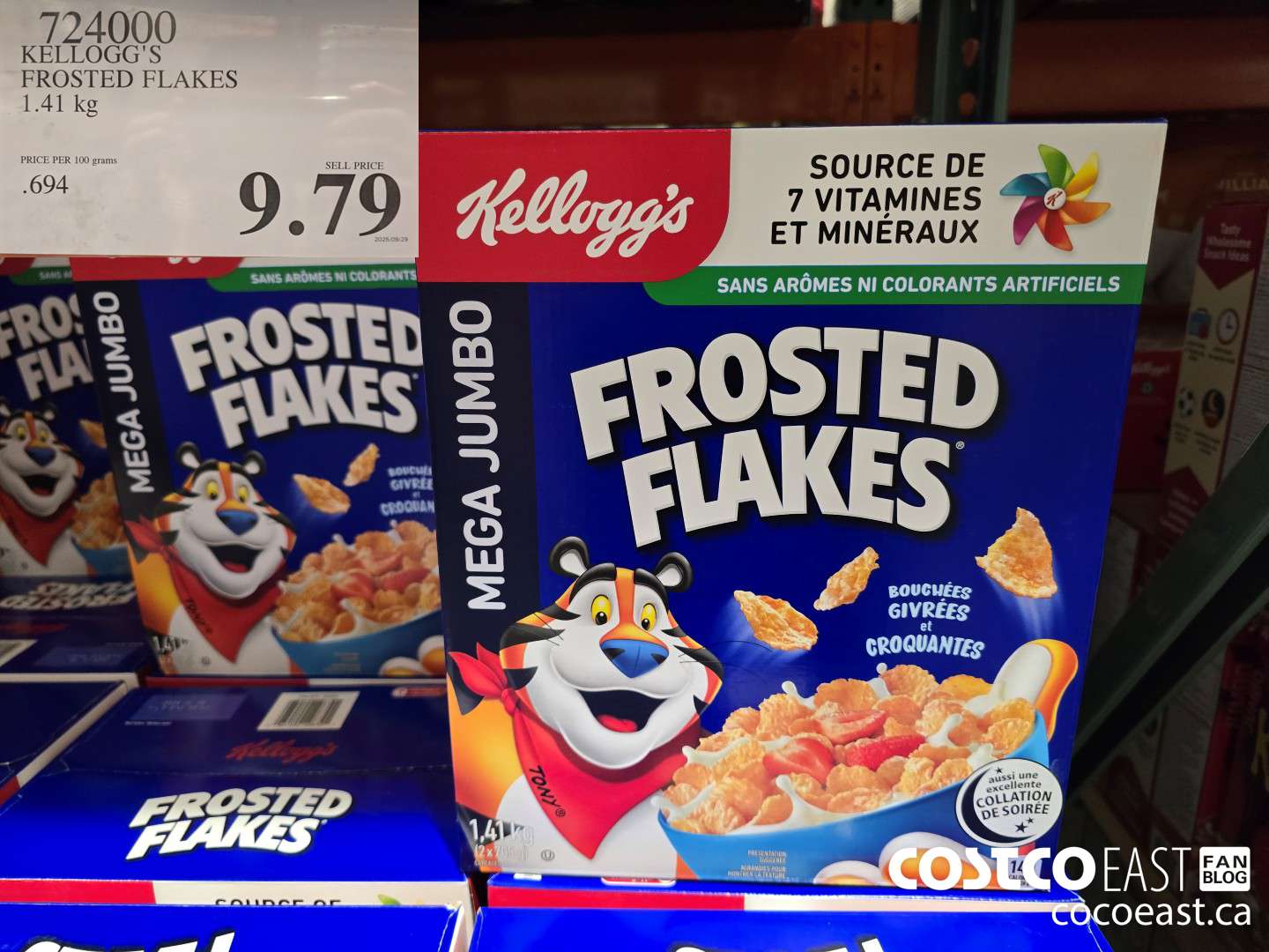 724000 KELLOGG'S FROSTED FLAKES 1.41 kg $9.79