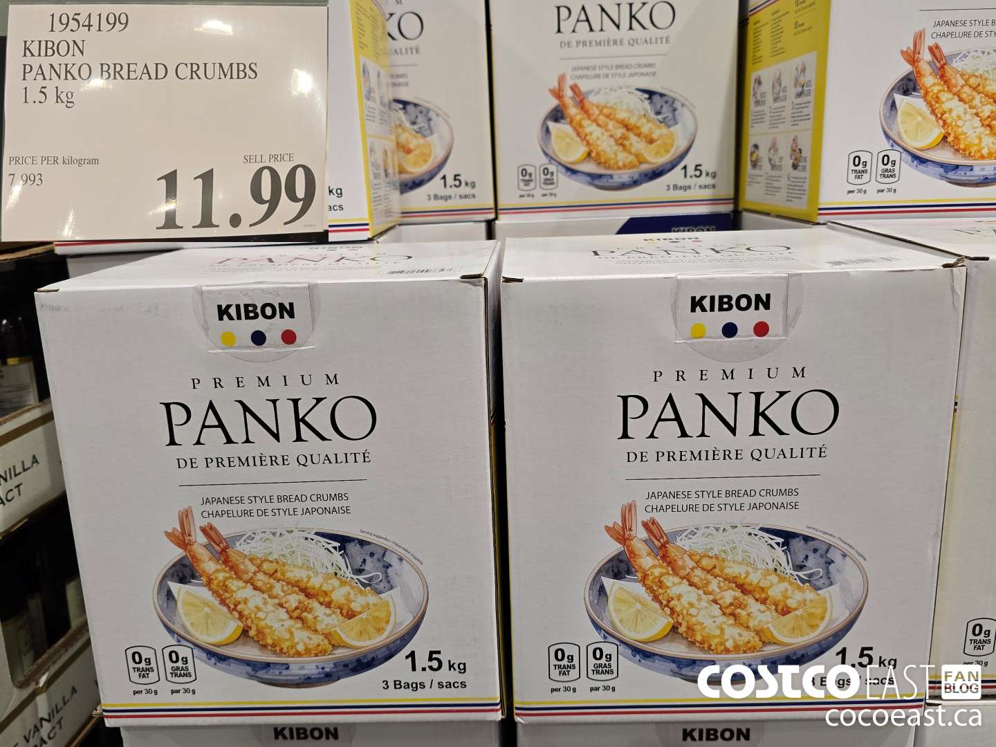 1954199 KIBON PANKO BREAD CRUMBS 1.5 kg $11.99