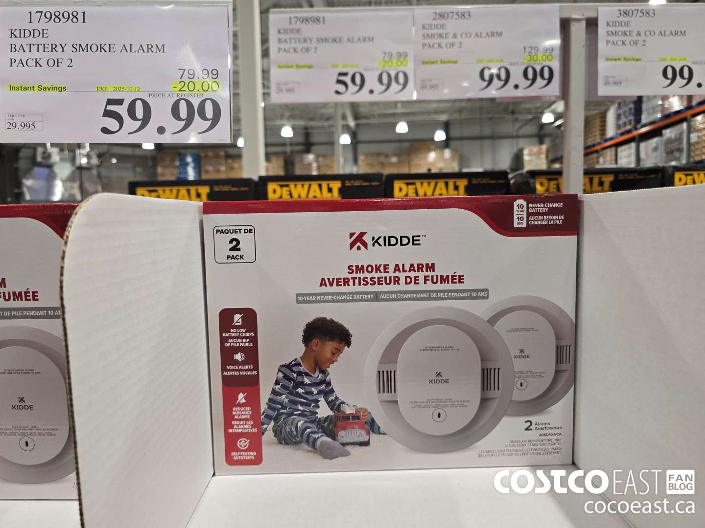 1798981 KIDDE BATTERY SMOKE ALARM PACK OF 2 ($20.00 INSTANT SAVINGS EXPIRES ON 2025-10-12) $59.99