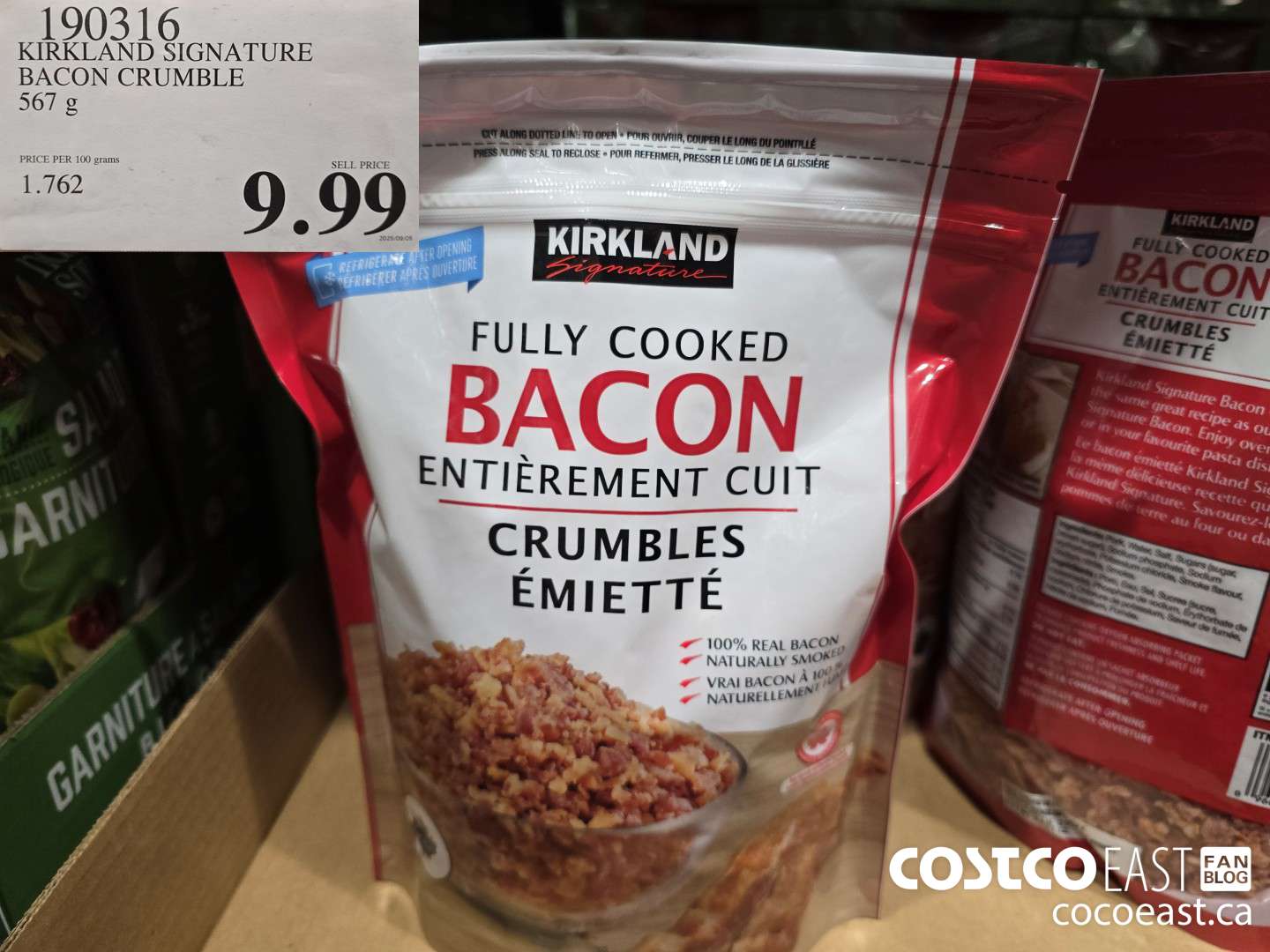 190316 KIRKLAND SIGNATURE BACON CRUMBLE 567 g $9.99