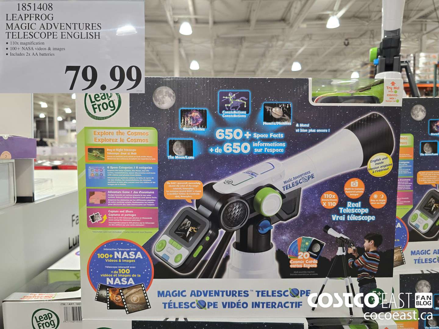 1851408 LEAPFROG MAGIC ADVENTURES TELESCOPE ENGLISH $79.99