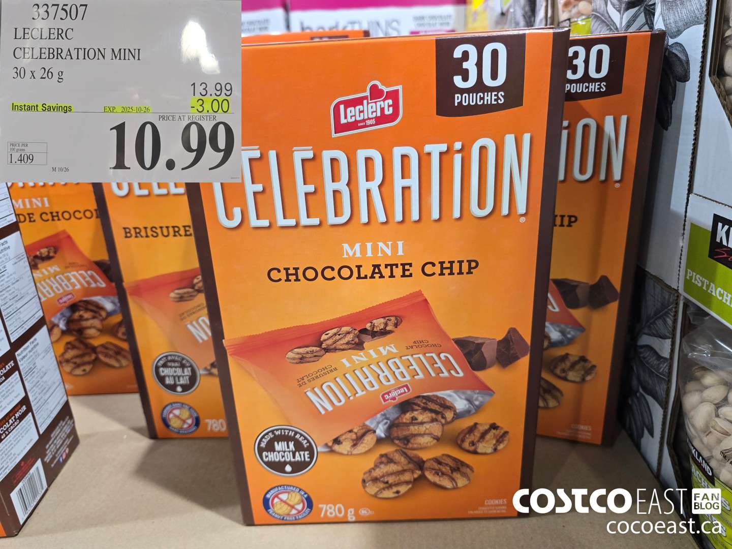 337507 LECLERC CELEBRATION MINI 30 X 26 G ($3.00 INSTANT SAVINGS EXPIRES ON 2025-10-26) $10.99