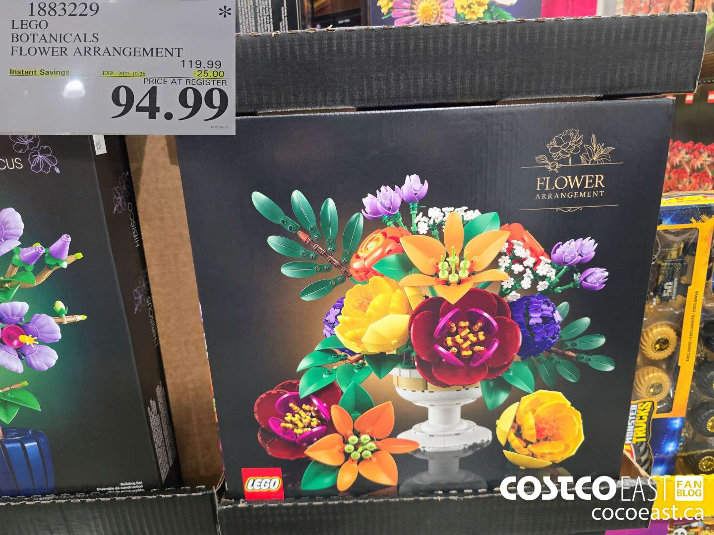 1883229 LEGO BOTANICALS FLOWER ARRANGEMENT ($25.00 INSTANT SAVINGS EXPIRES ON 2025-10-26) $94.99