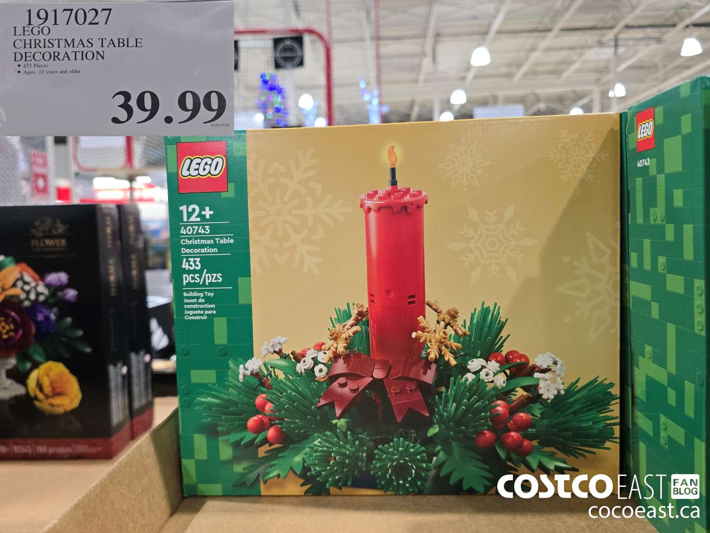 1917027 LEGO CHRISTMAS TABLE DECORATION $39.99