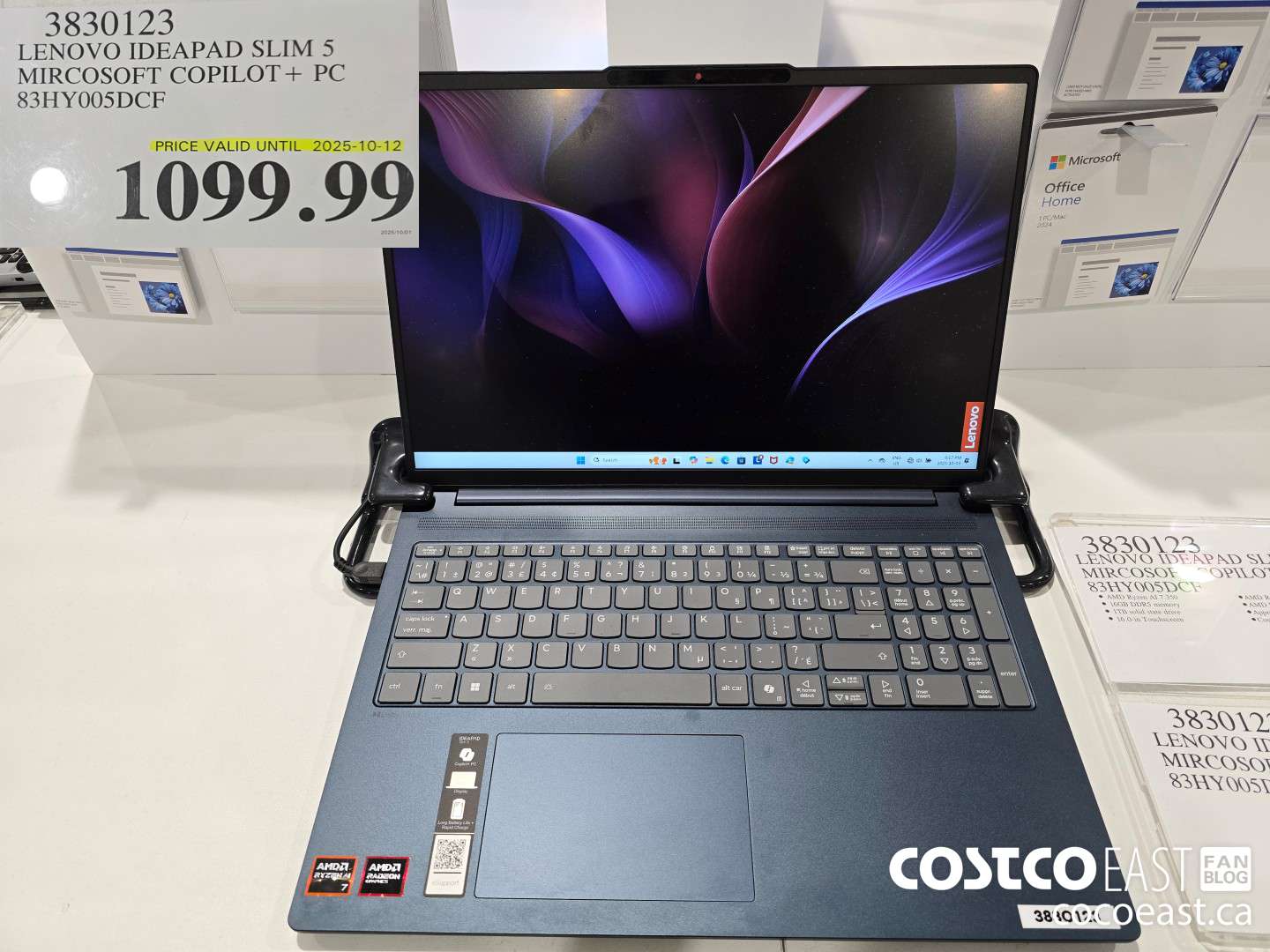 3830123 LENOVO IDEAPAD SLIM 5 MIRCOSOFT COPILOT+ PC 83HY005DCF $1099.99