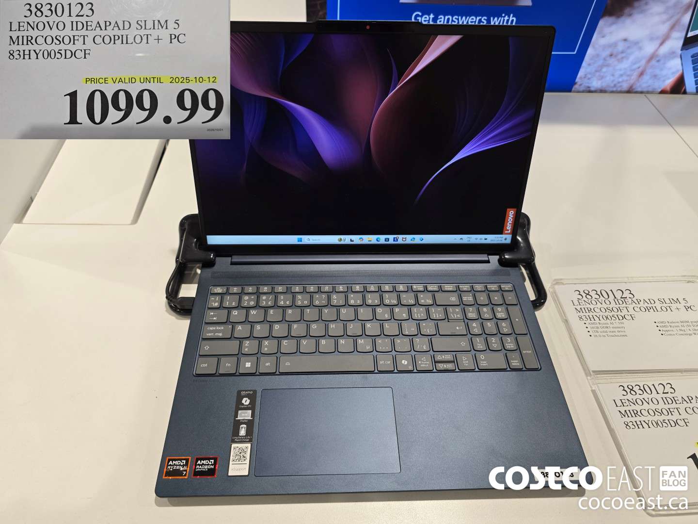 3830123 LENOVO IDEAPAD SLIM 5 MIRCOSOFT COPILOT+ PC 83HY005DCF $1099.99