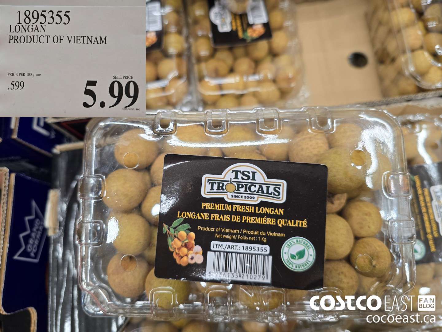 1895355 LONGAN PRODUCT OF VIETNAM $5.99