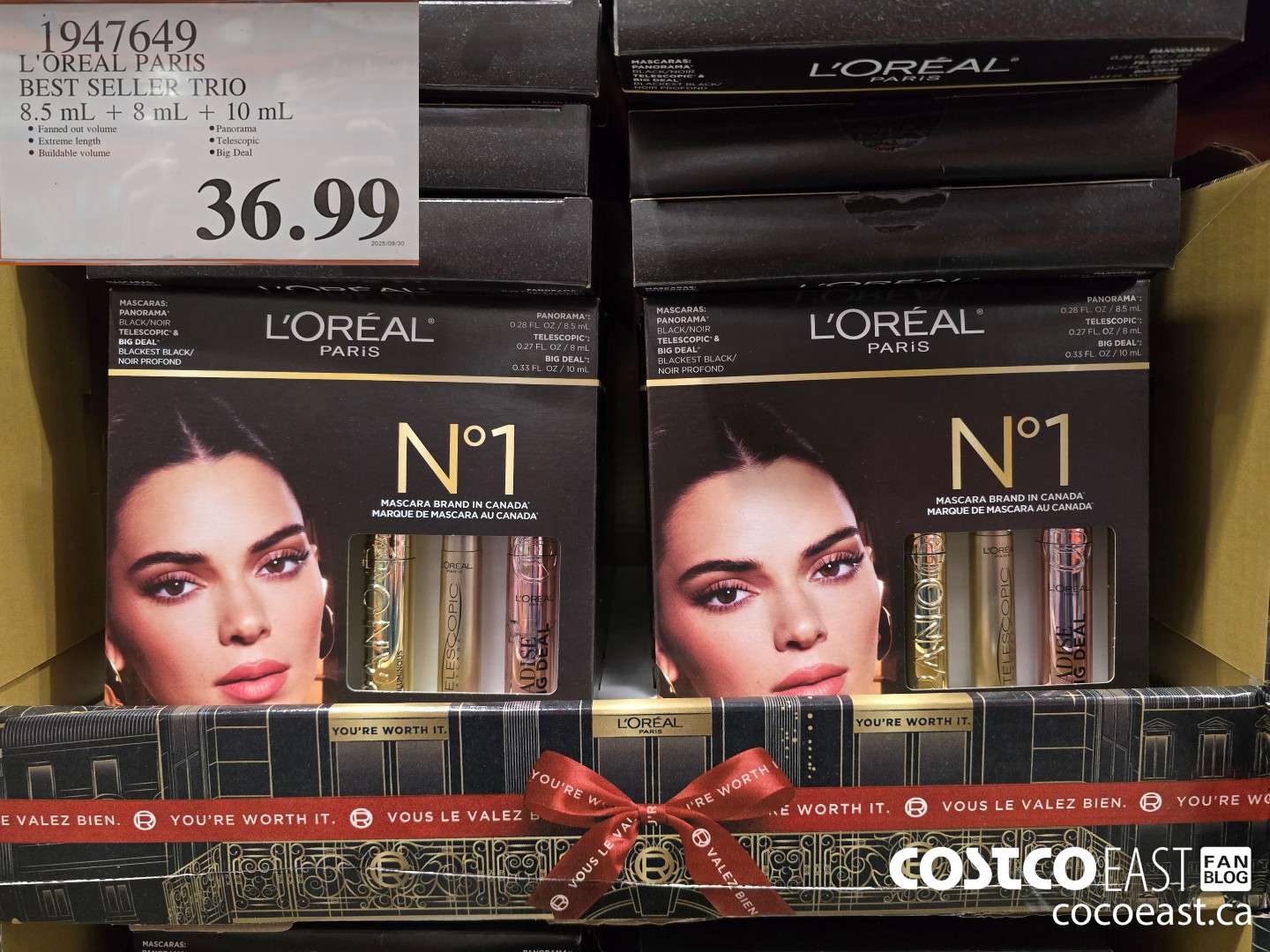 1947649 L'OREAL PARIS BEST SELLER TRIO 8.5 mL + 8 mL + 10 mL $36.99