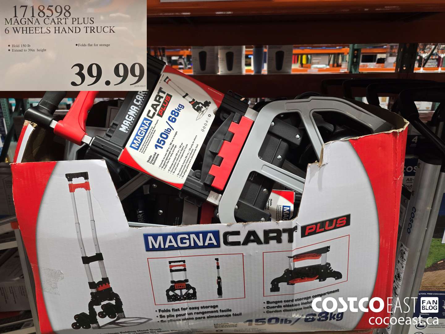 1718598 MAGNA CART PLUS 6 WHEELS HAND TRUCK $39.99