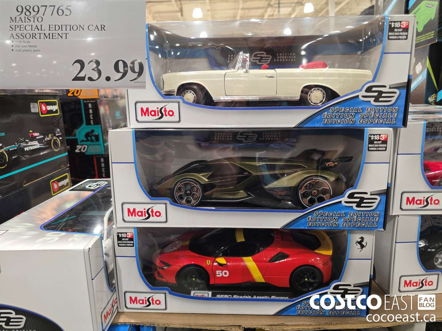 9897705 MAISTO SPECIAL EDITION CAR ASSORTMENT $23.99