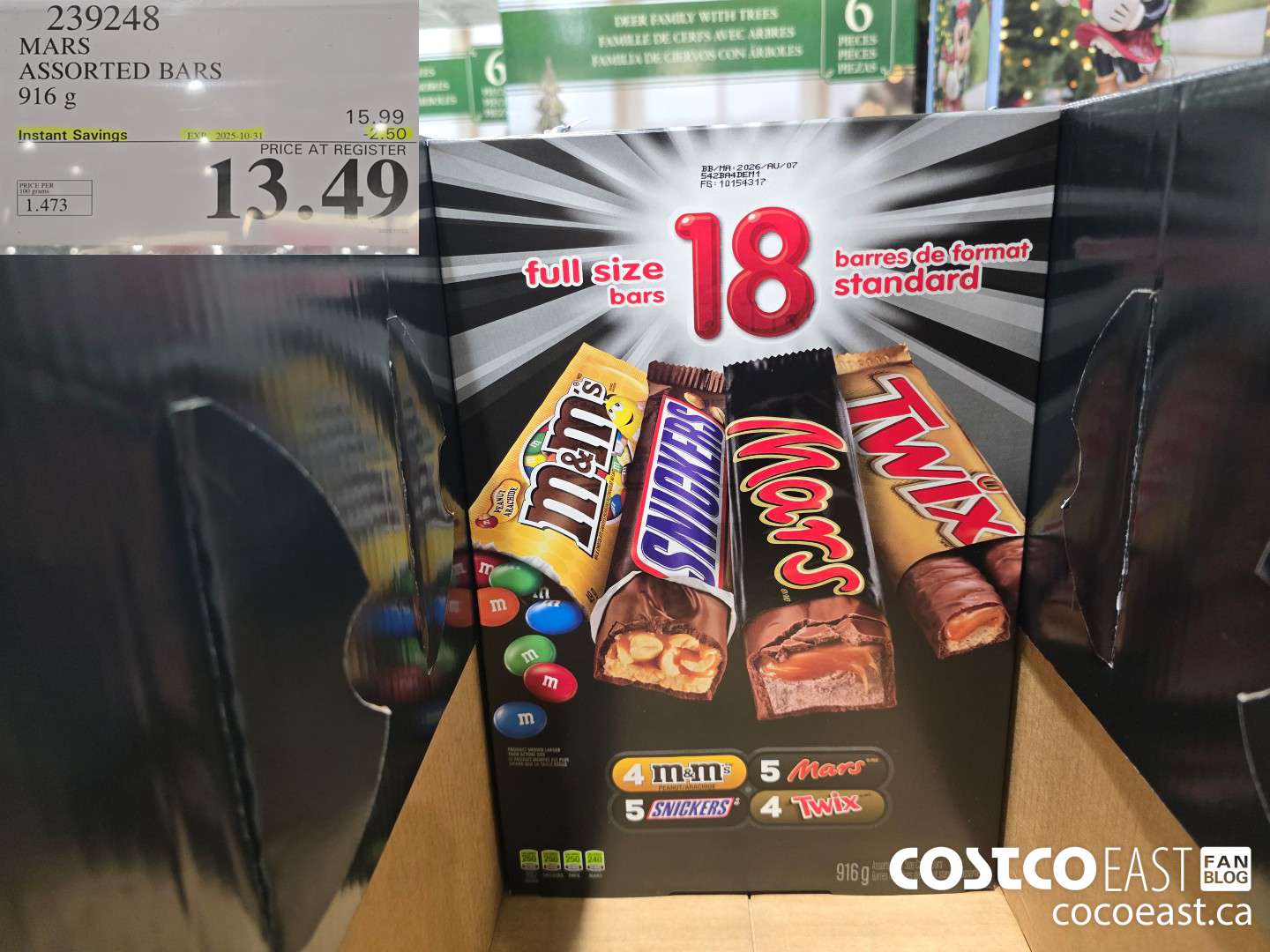 239248 MARS ASSORTED BARS 916 G ($2.00 INSTANT SAVINGS EXPIRES ON 2023-10-31) $15.99