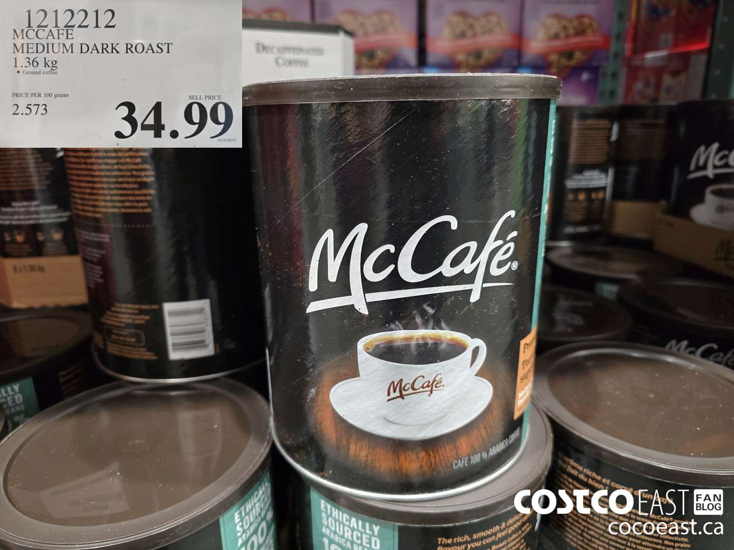 1212212 MCCAFE PREMIUM ROAST COFFEE 1.36 kg $34.99