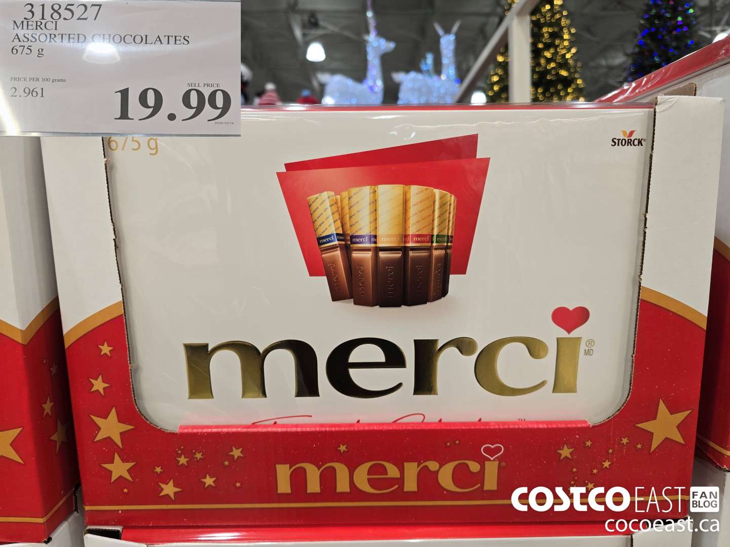 318527 MERCI ASSORTED CHOCOLATE 675G $19.99