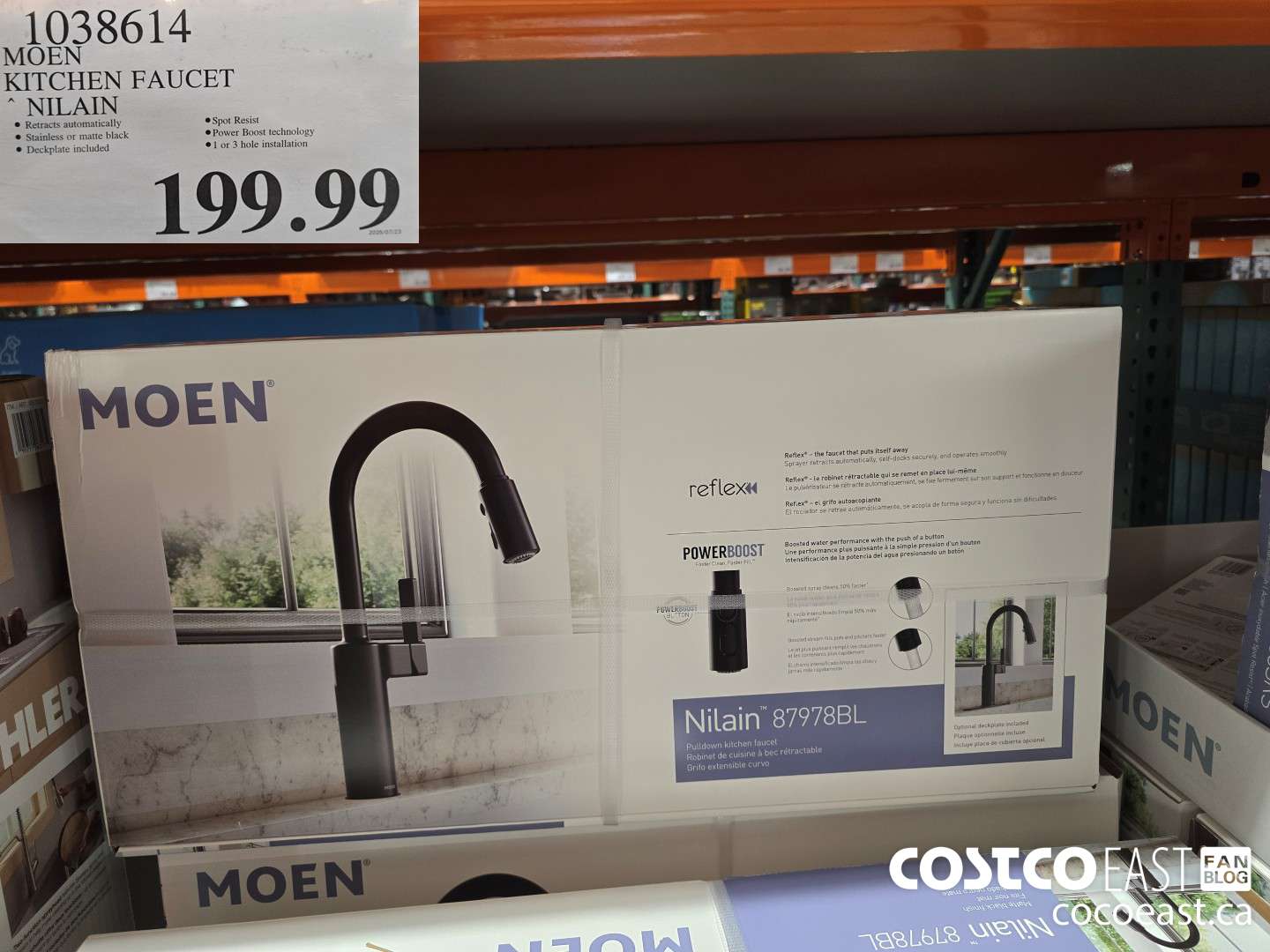 1038614 MOEN KITCHEN FAUCET ~ NILAIN $199.99