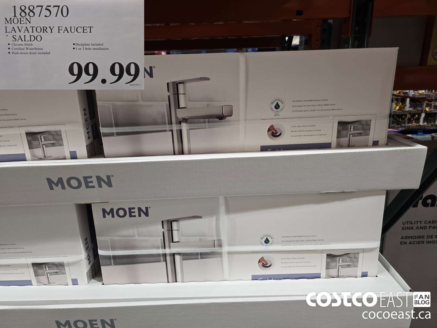 1887570 MOEN LAVATORY FAUCET SALDO $99.99